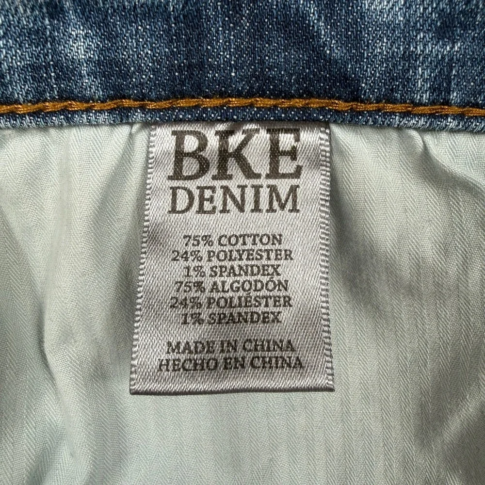 BKE Tyler Jeans Men's 33 XXL Straight Leg Blue Stretch Denim 38 Inseam